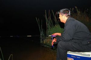 夏季手竿夜钓鲤鱼的技巧